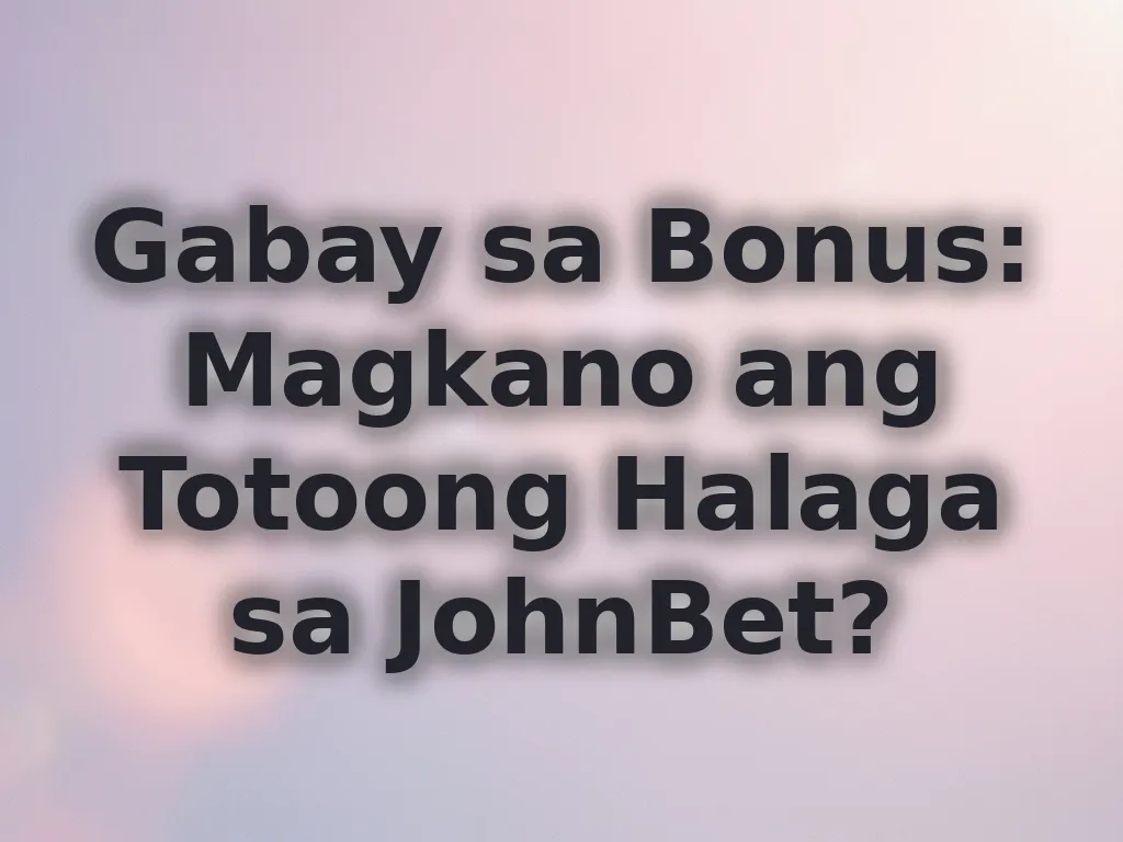 Bonus calculation